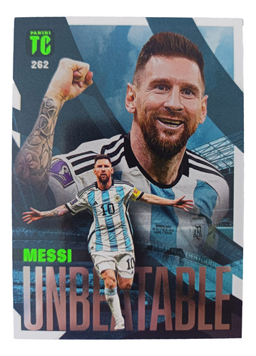 Carta Lionel Messi Imbatible Panini Top Class Importada