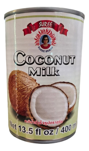 Leche De Coco Thailandes Suree 400 Ml Coconut Milk Thai