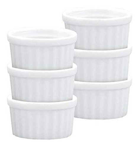 Hic Conjunto De 6 Miniplatos De Porcelana Para Mantequilla