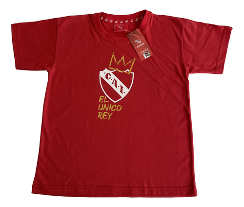 Remera De Niño El Único Rey Independiente Oficial