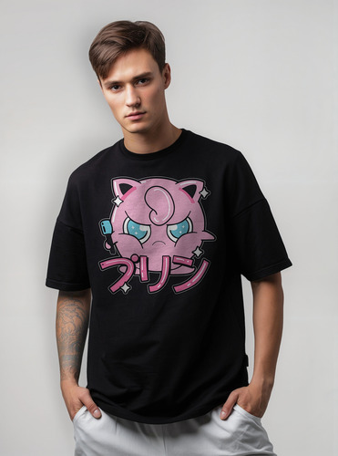 Playera Jigglypuff Pokemon Unisex Dama