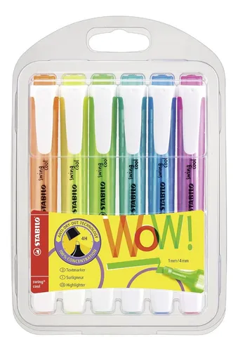 comprar Destacador Stabilo Swing Cool Neon 6 Colores