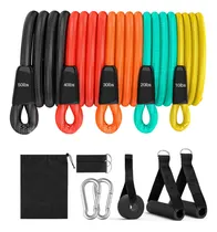 Comprar Set X 5 Bandas Elásticas C\u002F Manijas Fitness Gym Profesional