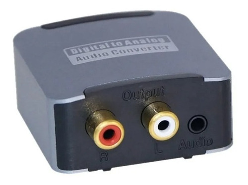 Imagen 2 de 8 de Convertidor Adaptador Audio Optico Digital A Analogo Rca 3.5