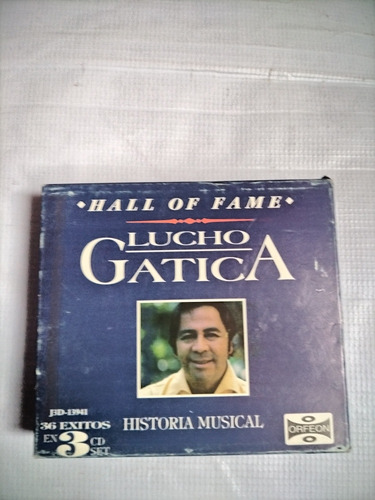 Lucho Gatica  36 Éxitos Álbum 3 Discos Compactos Cerrados 