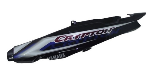 Cacha Lateral Trasera Izquierda Azul Yamaha New Crypton 110
