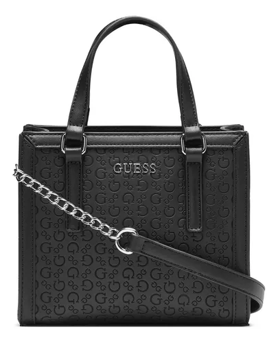 Bolsa guess negra chica sale