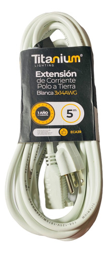 Extensión 5 Mts Polo Tierra Blanca Encauchetada