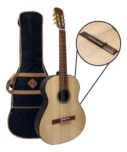 Guitarra Criolla Clásica Rómulo García Estudio Sup+funda