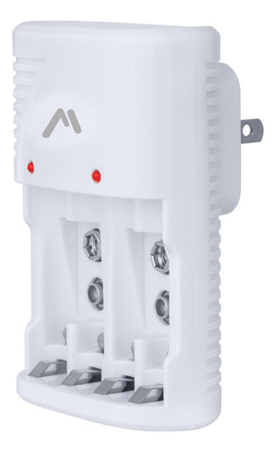 Kit Cargador Con 4 Aaa + 4 Aa + 2 Baterias 9v Nicd Mitzu