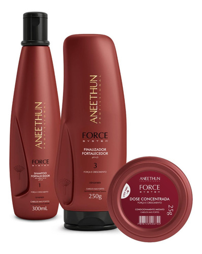 Shampoo Aneethun Kit shampoo finalizador e dose force system aneethun de exclusiva en kit de 250g