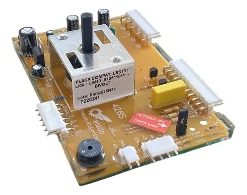 Placa Compatível Lavadora Electrolux Les13 Li09 Lw13 Bivolt