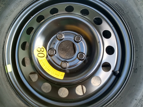 Estepe Fino Aro 16 Pneu Pirelli 155.90.r16 Furação 5x114 -