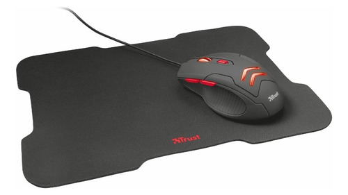 Combo Kit Trust Ziva Gaming Mouse Y Mousepad Bundle