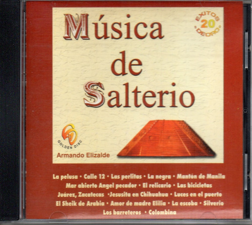 Música De Salterio / 20 Éxitos De Oro Armando Elizalde Cd