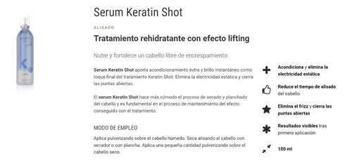 Tratamiento Salerm Keratin Shot Con Ampolletas Keraplus