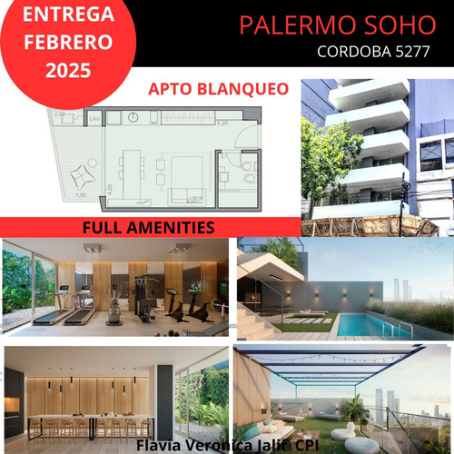 Venta Mono Palermo Full Amenities Inv/rent En U$s!