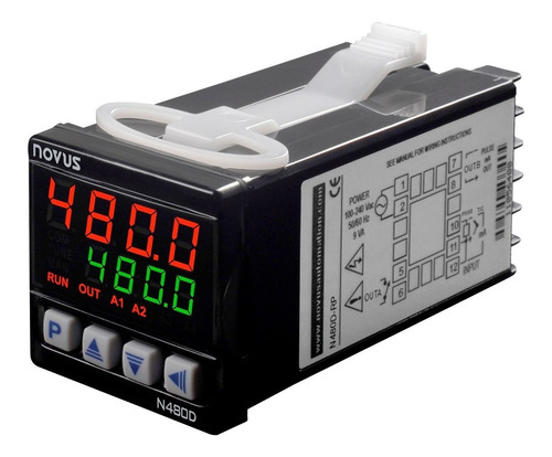 Controlador De Temperatura Novus N480d-rp-usb