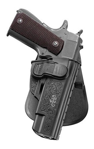 Funda Labrada Con Seguro De Retencion Para Colt 1911 Fobus