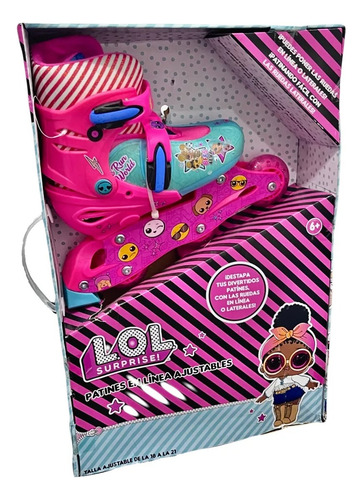 Patines En LĂnea Ajustables 18-21 Lol Surprise