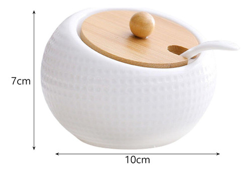 2 Tarros De Cerámica Para Especias, Tarro De Café 10cmx7cm
