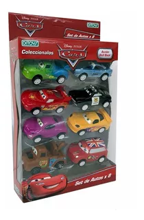 Cars Disney Set Con 8 Autos Rayo Macqueen Ditoys Tribunales