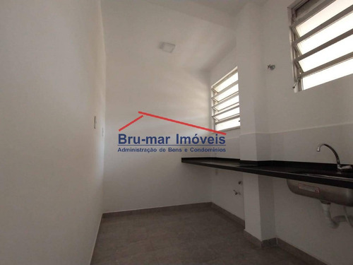 Imagem 7 de 15 de Apartamento 1 Dormitório Reformado Frente A Praia Bairro Ponta Da Praia - X-1701-1