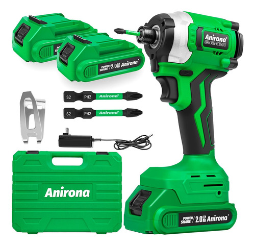 Atornillador De Impacto Inalámbrico De 20v 2ah