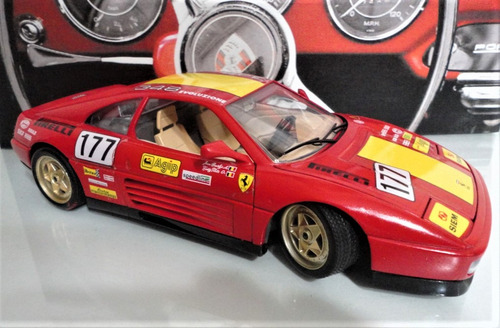 Ferrari 348tb Evoluzione 1991 Esc 1/18 Burago. 