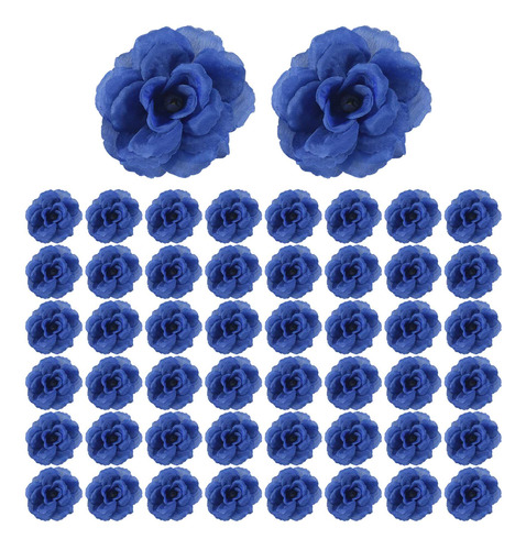 Cabezas De Rosas De Seda M4 Con Flores Artificiales, 50 Unid