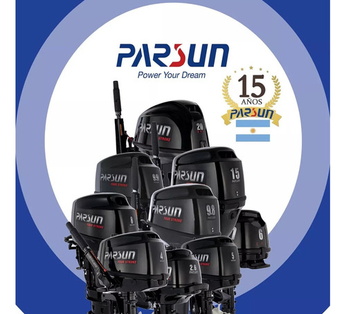 Motor Fuera De Borda Parsun 2.6 Hp 4 Tiempo Super Silencioso