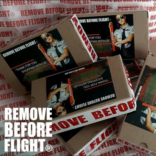 3 Llaveros Remove Before Flight ® Combo