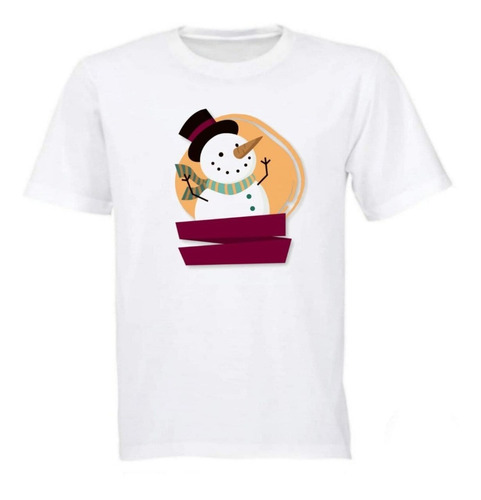 Camisetas De Navidad  Santa Claus Navideñas Muñeco De Nieve 