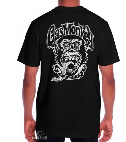 Camiseta Gas Monkey Garage Texas Dallas Camisa Motoqueiro