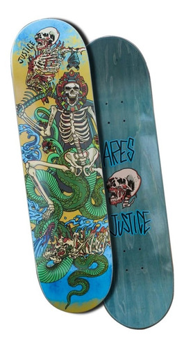 Tabla Skate Pro + Lija | Justice Skateboards Ares