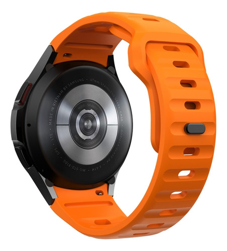 Correa De Reloj De Silicona Naranja Para Samsung Galaxy Watc
