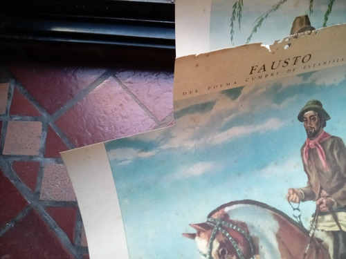 Almanaque Antiguo Avanti 1946 Óleos De Huergo Poema Fausto (Usado)