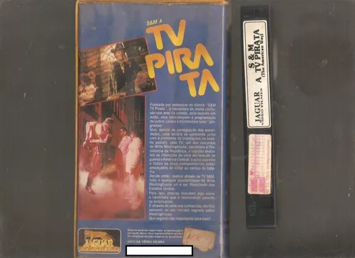 O PIRATA DO REI FILME VHS TV 