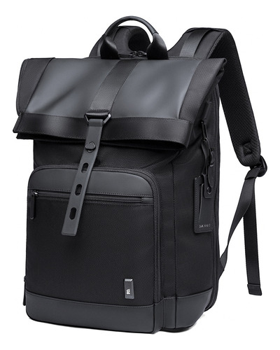 Mochila Bange, The Strappack, Diseño Escalable Y Desplegable Color Negro