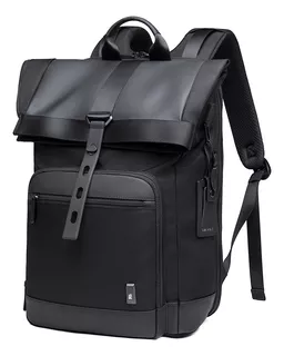 Mochila Bange, The Strappack, Diseño Escalable Y Desplegable Color Negro