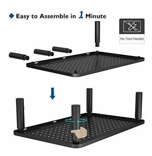 Imagen 6 de 6 de Soporte Vertical Para Monitor, Soporte De Monitor Ajustable