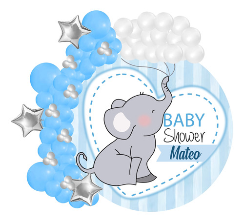 Kit De Decoracion Baby Shower 