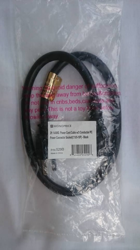Cable De Corriente 14 Awg 15a 125v 1875w Ideal Para Antminer