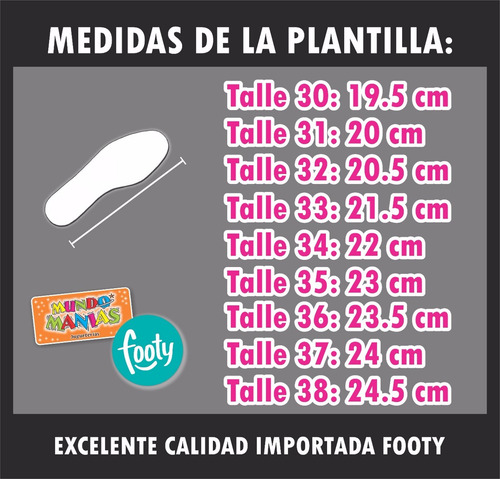 Zapatillas Footy Luces Led Carga Usb Fxl41 42 43 Mundomanias