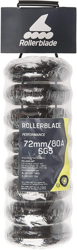 Rollerblade Ruedas Repuesto Color Negro Pack 8 A Pedido
