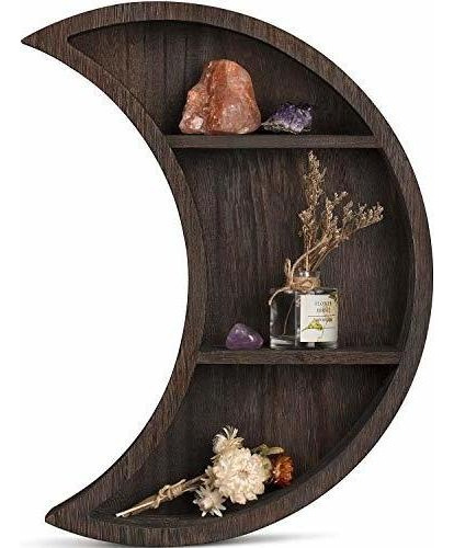 Repisa De Dahey Moon - Estante De Cristal Para Decoración D