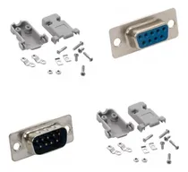 Comprar 10 Conectores Db9 Macho Y 10 Hembra Para Soldar Con Cubierta