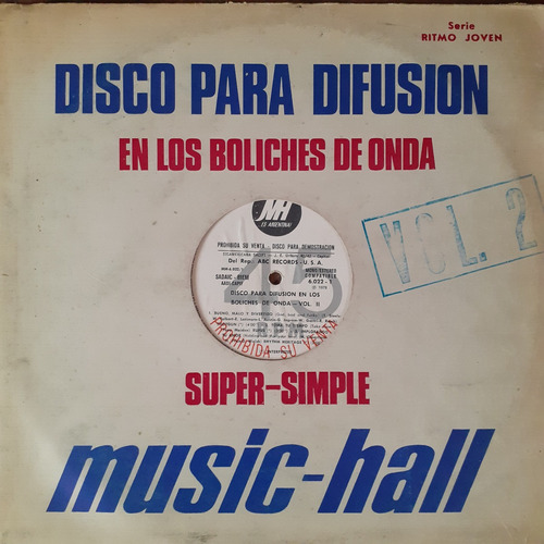 Vinilo Disco Difusion (en Los Boliches De Onda) Vol.2