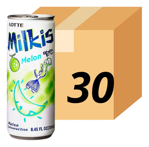 Bebida Coreana Gaseosa Milkis Sabor De Melon 30 Latas
