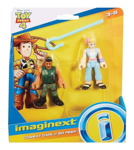 Juguete de combate de Toy Story 4 Carl y Bo Peep Imaginext Gbg89